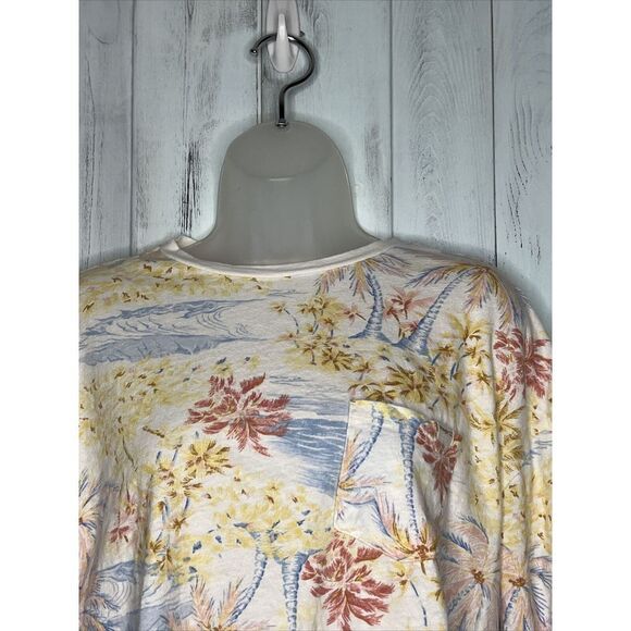 BILLABONG WRANGLER WESTERN SHORES OVERSIZED RELAXED POCKET T-SHIRT BEACH PALM S - Picture 3 of 15